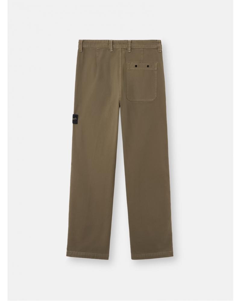 PANTALON STONE ISLAND 3100014 S0184 0195  ORGANIC PANAMA COTTON 'OLD' EFFECT BEIGE