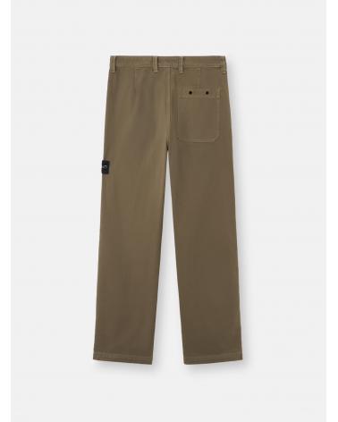 PANTALON STONE ISLAND 3100014 S0184 0195  ORGANIC PANAMA COTTON 'OLD' EFFECT BEIGE