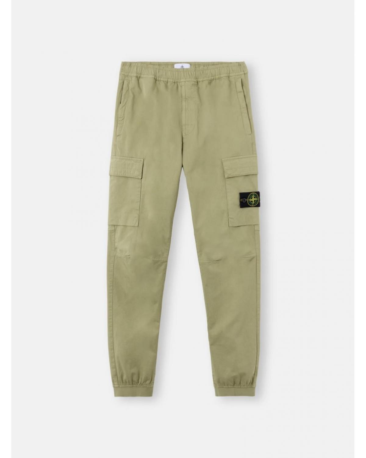 PANTALON STONE ISLAND 3100033 S00L1  015G VERT MILITAIRE