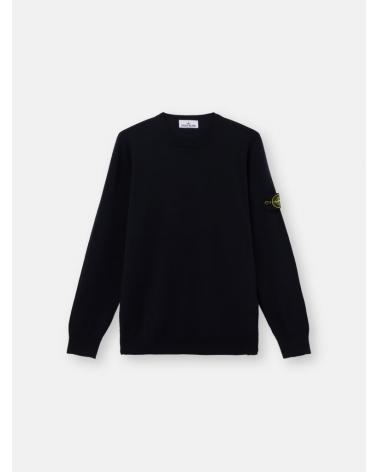 PULL  STONE ISLAND 5100071 S00C4 0020 LIGHT PURE RWS WOOL MARINE