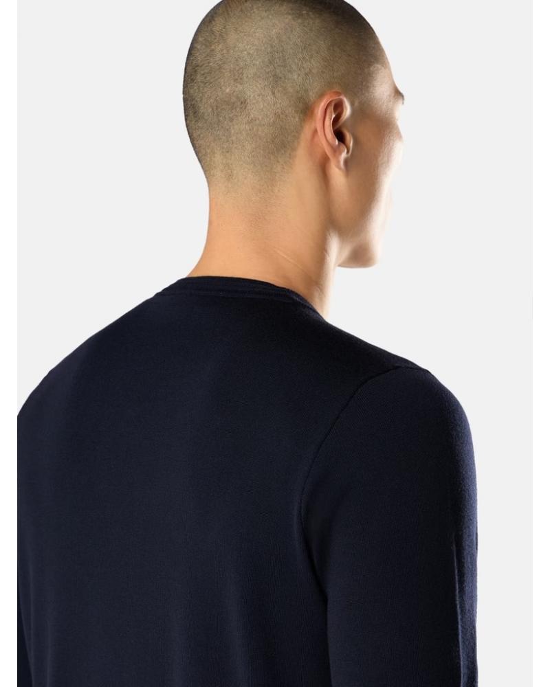 PULL  STONE ISLAND 5100071 S00C4 0020 LIGHT PURE RWS WOOL MARINE