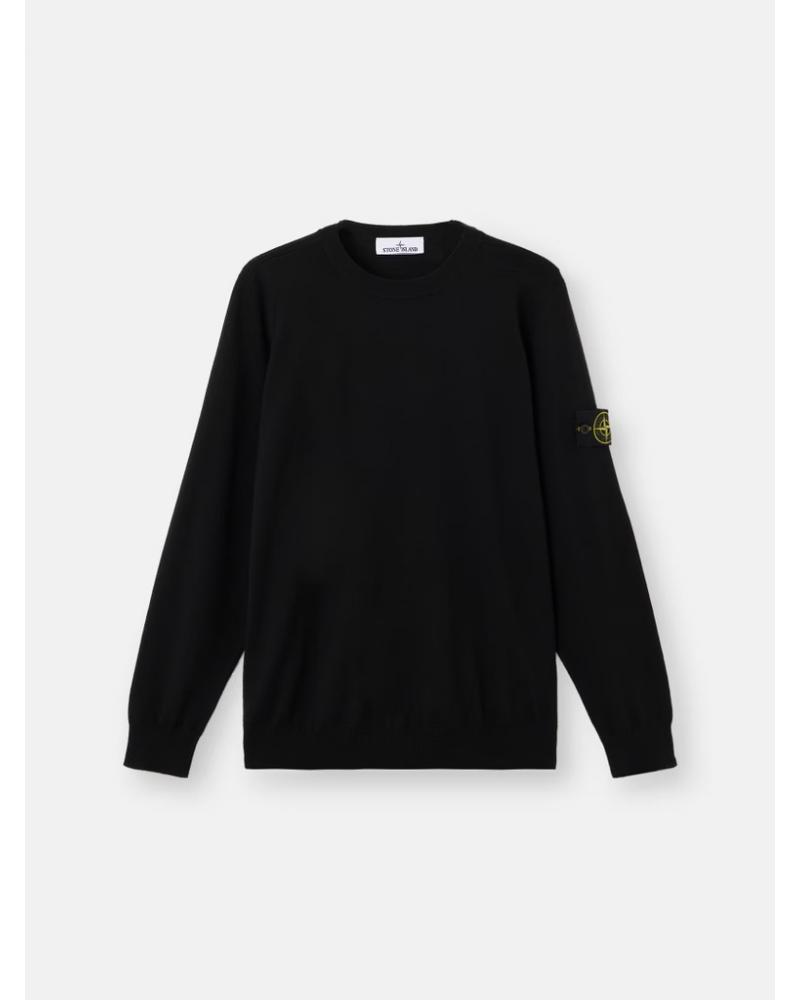 PULL  STONE ISLAND 5100071 0029 LIGHT PURE RWS WOOL NOIR