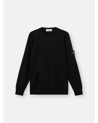 PULL  STONE ISLAND 5100071 0029 LIGHT PURE RWS WOOL NOIR
