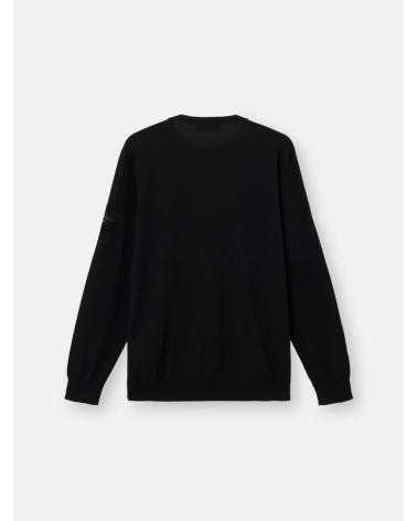 PULL  STONE ISLAND 5100071 0029 LIGHT PURE RWS WOOL NOIR