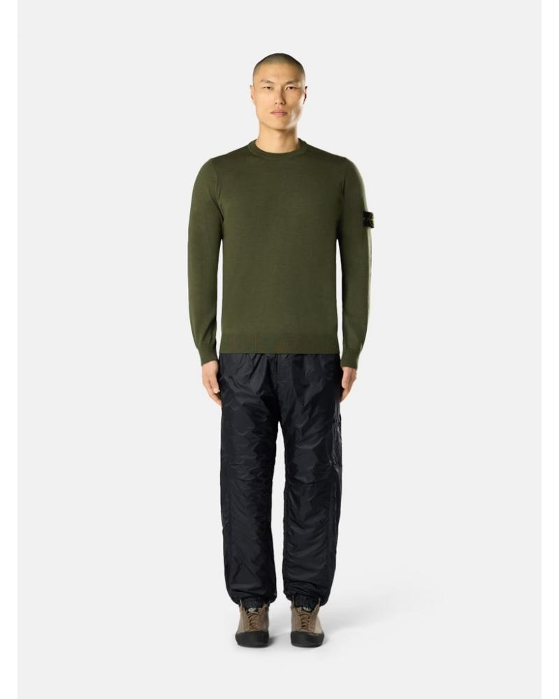 PULL  STONE ISLAND 5100071 S00C4 0M5G LIGHT PURE RWS WOOL Vert Militaire