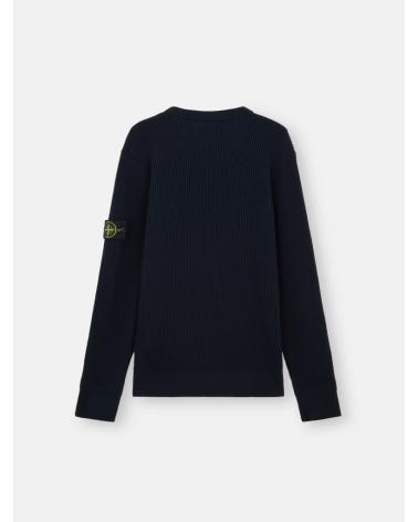 PULL COL ROND STONE ISLAND 5100053  S00C2 0020 Marine