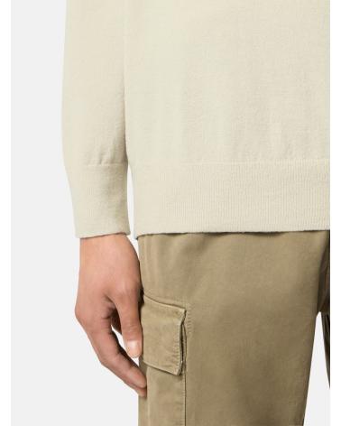 PULL POLO ZIP STONE ISLAND STRETCH RWS WOOL 51000 08 0095 SAND BEIGE