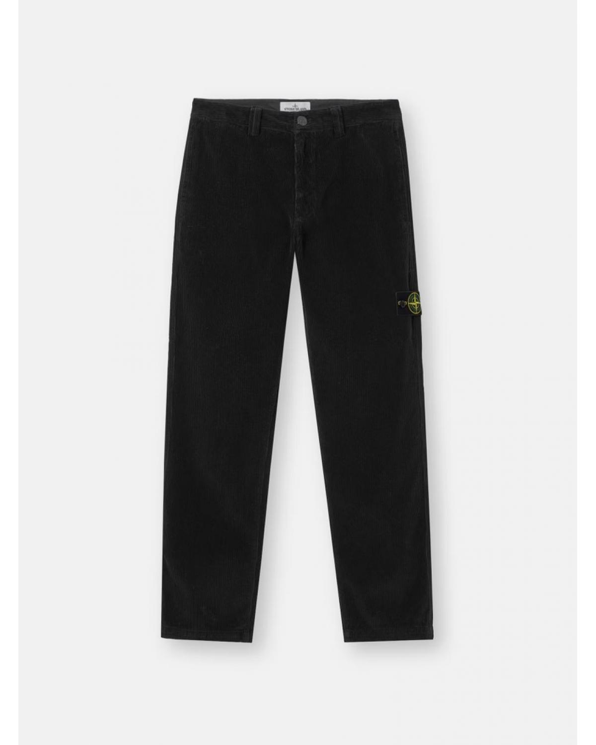 Pantalon STONE ISLAND velours côtelé 3100059 S0212 0029 Noir