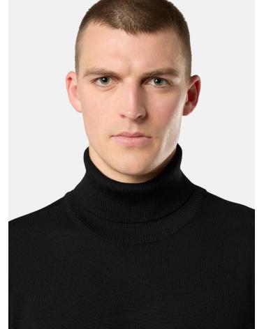 Pull col Roulé 5100025  C00C4 0029  NOIR