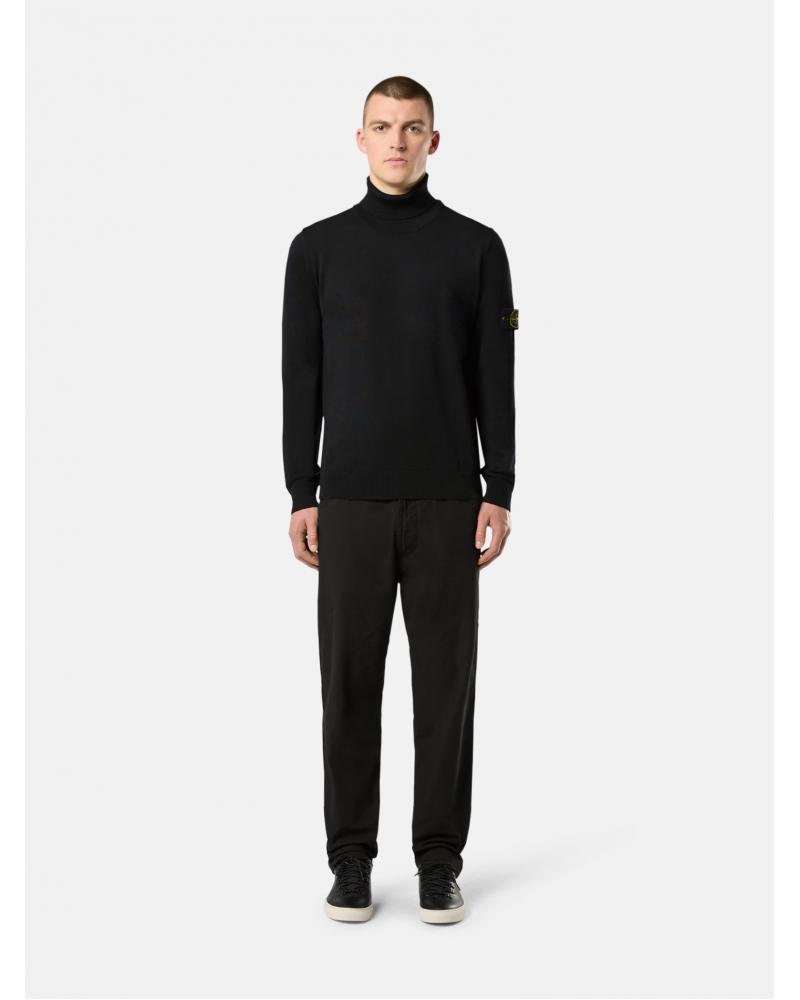 Pull col Roulé 5100025  C00C4 0029  NOIR