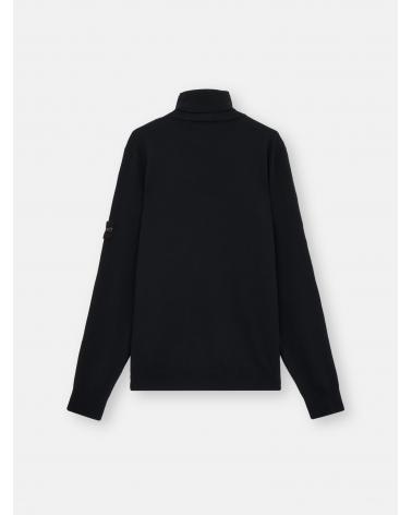 Pull col Roulé 5100025  C00C4 0029  NOIR
