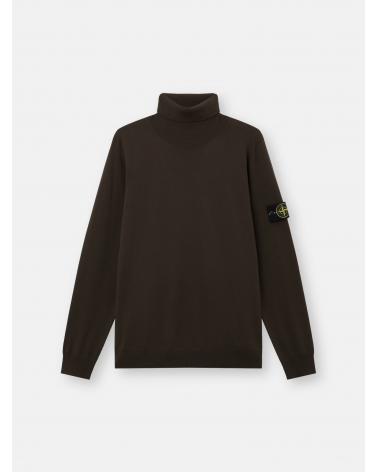 Pull col Roulé 5100025  C00C4 0078 COAL GREY GRIS VERT- KAKI