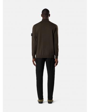 Pull col Roulé 5100025  C00C4 0078 COAL GREY GRIS VERT- KAKI
