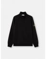 POLO SWEAT STONE ISLAND 6100070  S0051 0029 NOIR