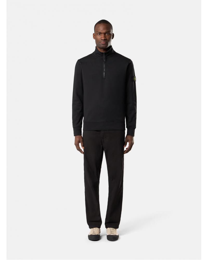 POLO SWEAT STONE ISLAND 6100070  S0051 0029 NOIIR