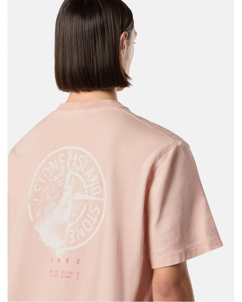 TEE SHIRT STONE ISLAND 21000 S0534 0082 ROSE