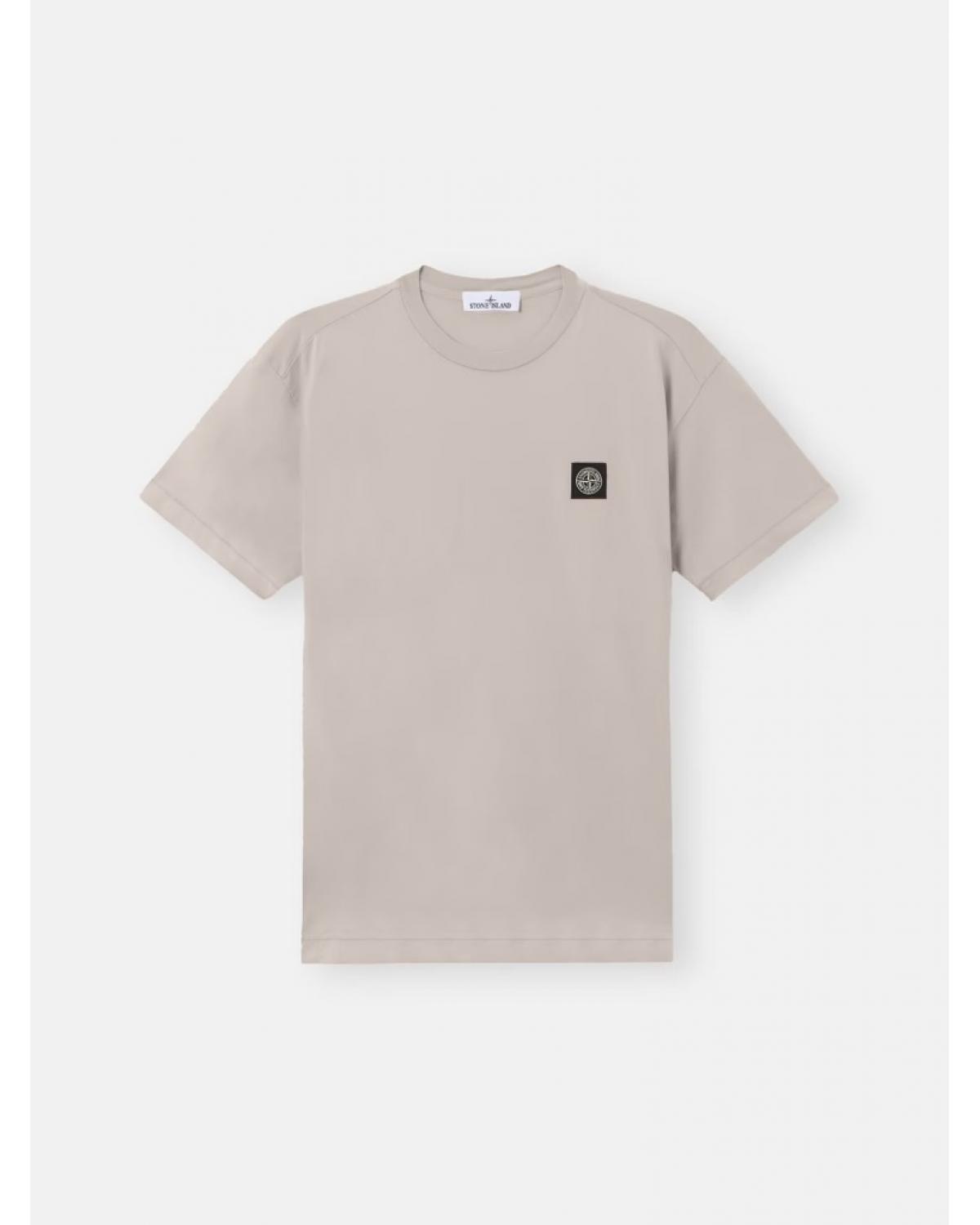 TEE SHIRT STONE ISLAND  2100027 S0013 0060 GRIS TAUPE