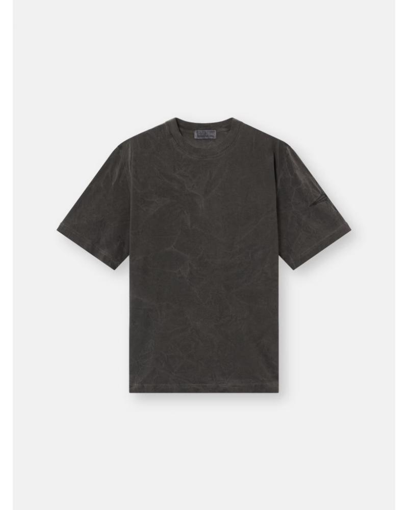 TEE SHIRT 2100024 00V3 0029 UNEVEN PIGMENT DYED ORGANIC COTTON JERSEY NOIR