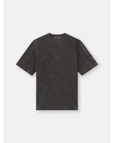 TEE SHIRT 2100024 00V3 0029 UNEVEN PIGMENT DYED ORGANIC COTTON JERSEY NOIR