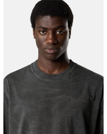 TEE SHIRT 2100024 00V3 0029 UNEVEN PIGMENT DYED ORGANIC COTTON JERSEY NOIR