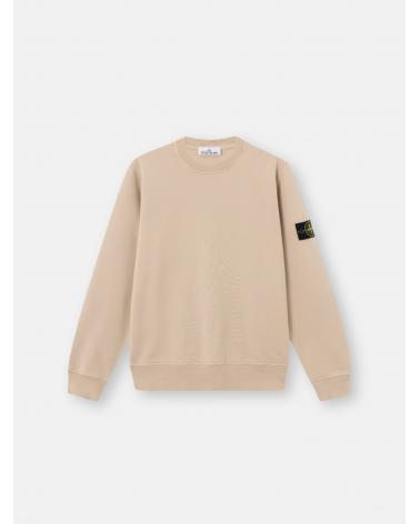 SWEAT STONE ISLAND 6100060  S00051 0095 ORGANIC COTTON FLEECE SAND  BEIGE