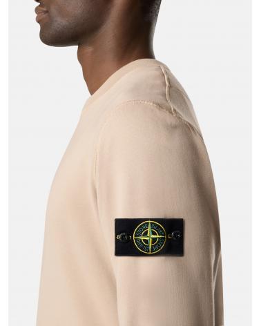SWEAT STONE ISLAND 6100060  S00051 0095 ORGANIC COTTON FLEECE SAND  BEIGE
