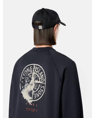 SWEAT STONE ISLAND 6100008 S046 0029 NOIR