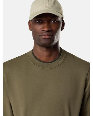 SWEAT STONE ISLAND 6100060  S00051 005G ORGANIC COTTON FLEECE VERT MILITAIRE