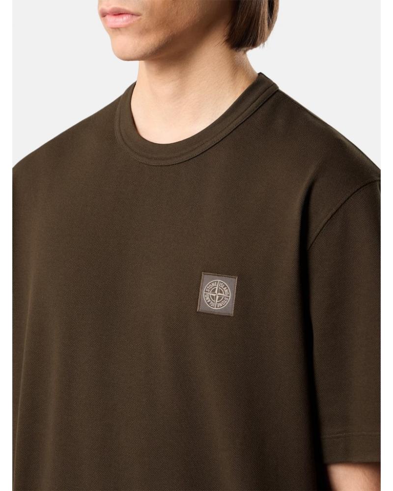 TEE SHIRT STONE ISLAND 2100015 S0039  0078 VERT KAKI