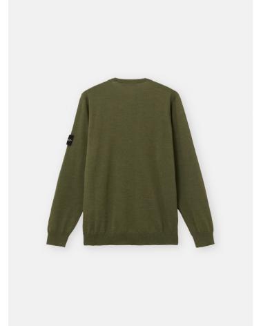 PULL  STONE ISLAND 5100071 S00C4 0M5G LIGHT PURE RWS WOOL Vert Militaire