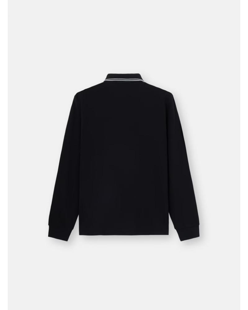 POLO MANCHES LONGUES 2200012 S0018 0029 NOIR
