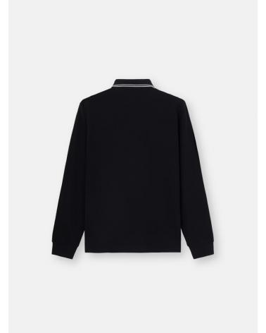 POLO MANCHES LONGUES 2200012 S0018 0029 NOIR