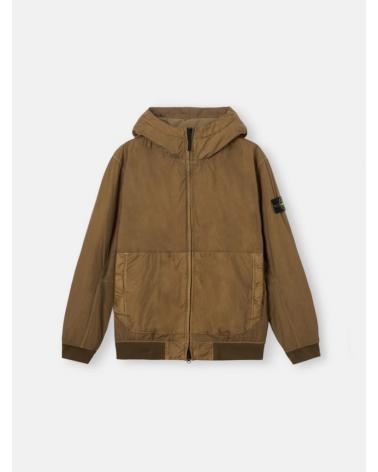 BOMBER STONE ISLAND CRINKLE REPS NY 4100110 S0A23 005G VERT MILITAIRE