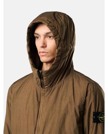 BOMBER STONE ISLAND CRINKLE REPS NY 4100110 S0A23 005G VERT MILITAIRE