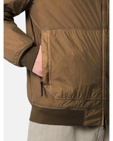 BOMBER STONE ISLAND CRINKLE REPS NY 4100110 S0A23 005G VERT MILITAIRE