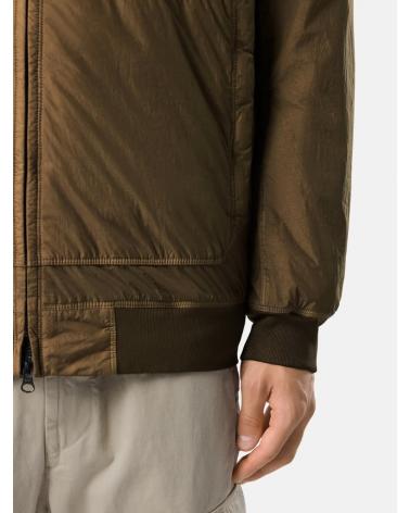BOMBER STONE ISLAND CRINKLE REPS NY 4100110 S0A23 005G VERT MILITAIRE