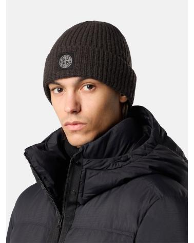 BONNET  N1000 12  S00B4 0M62 LIGHT RWS GEELONG WOOL GRIS MELANGÈ
