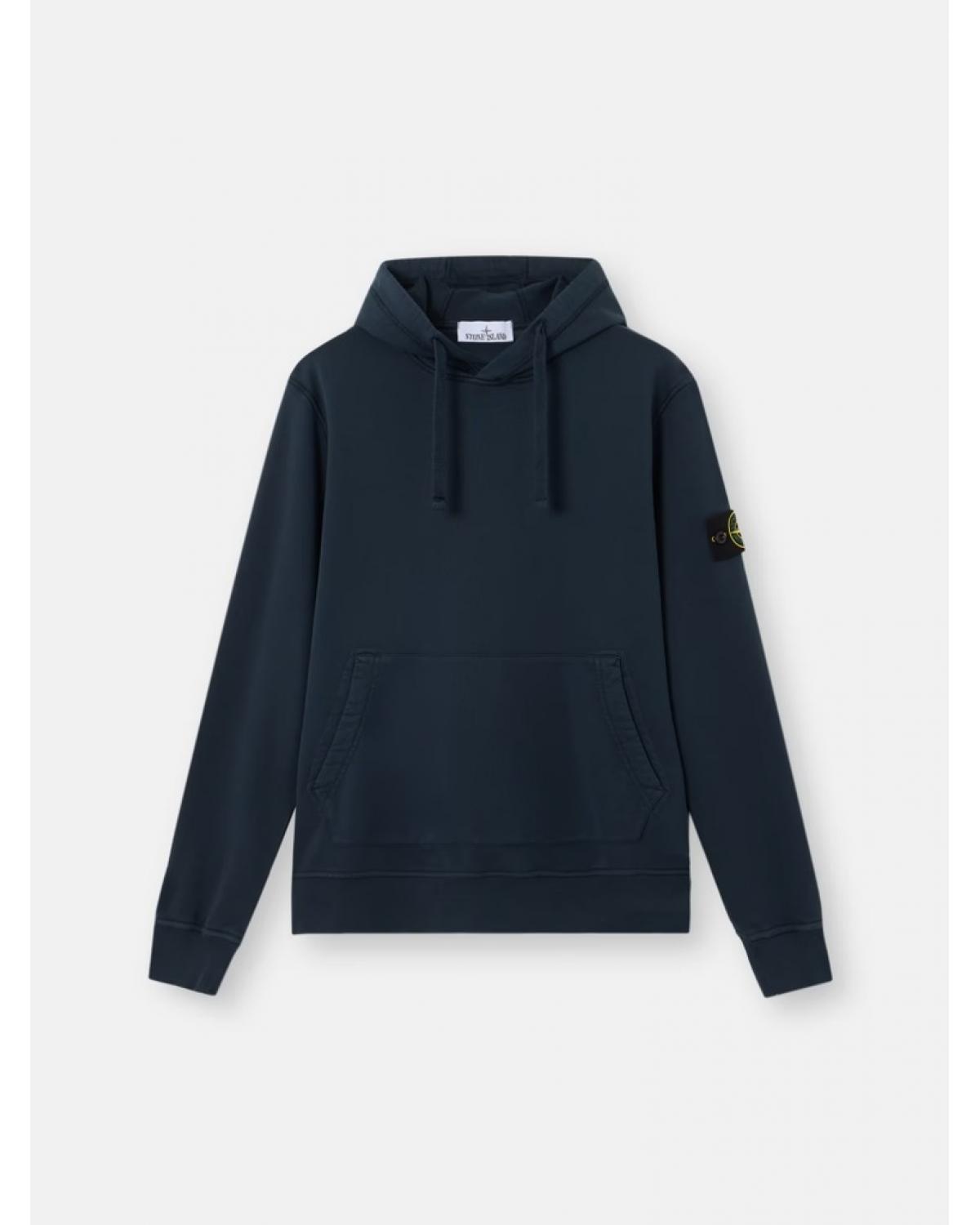 SWEAT STONE ISLAND HOODIE 6100062  S0051 0029 NOIR