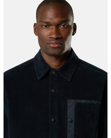 Surchemise velours côtelé STONE ISLAND 1200016 S0212 0029 NOIR