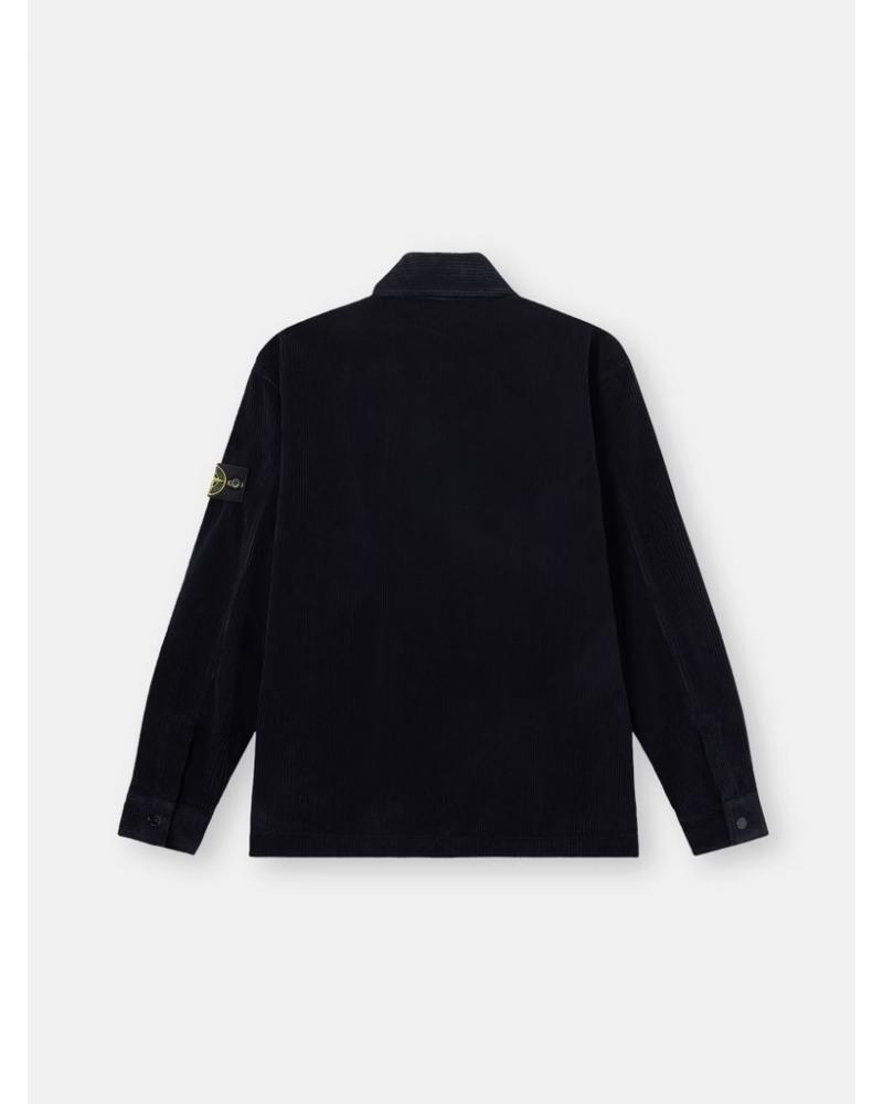 Surchemise velours côtelé STONE ISLAND 1200016 S0212 0029 NOIR