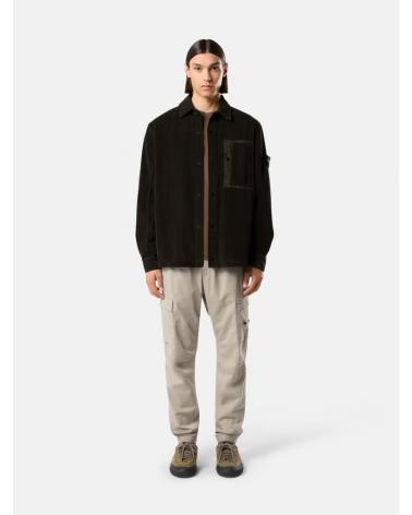 Surchemise velours côtelé STONE ISLAND 1200016 S0212 005G  Vert Militaire 