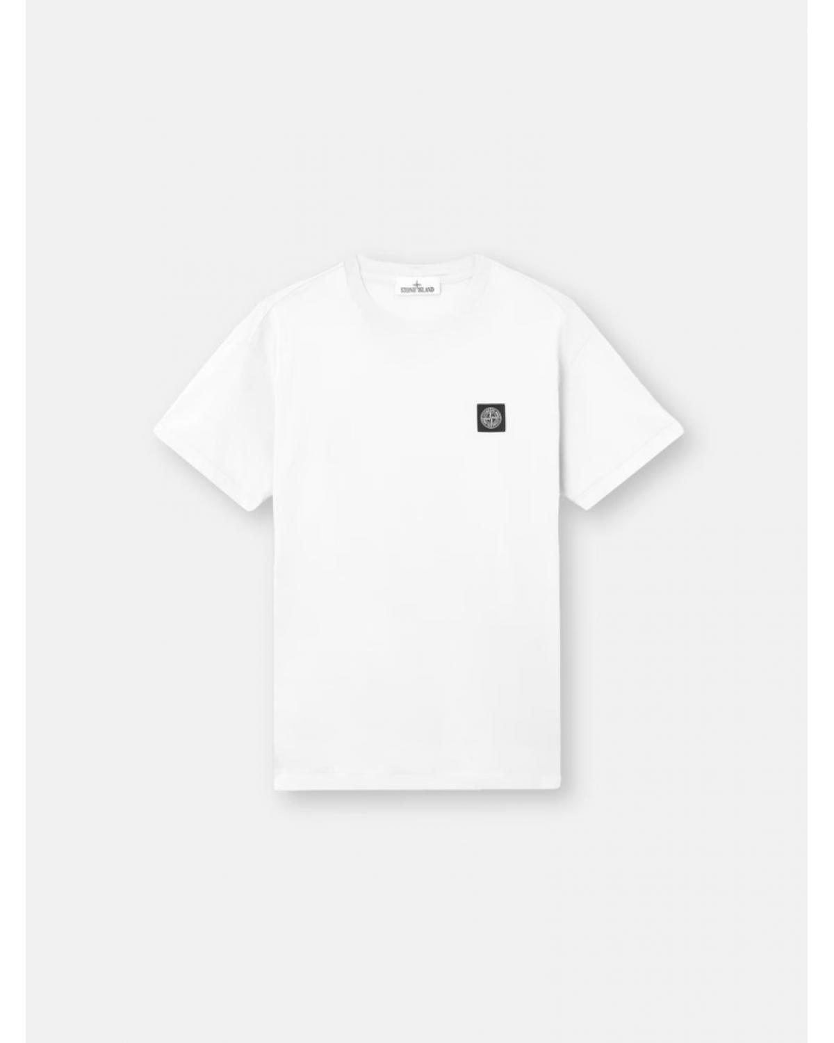 TEE SHIRT STONE ISLAND  2100027 S0013 0001 BLANC