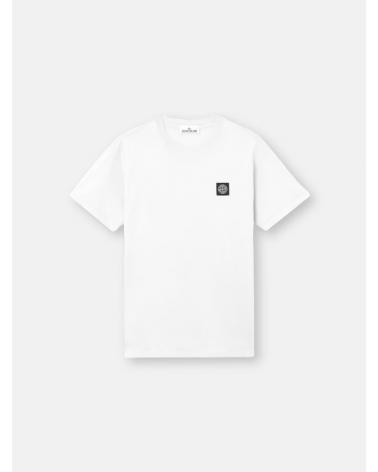 TEE SHIRT STONE ISLAND  2100027 S0013 0001 BLANC