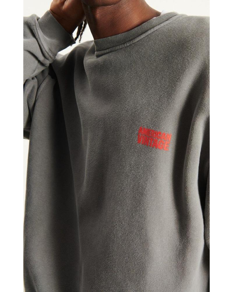 Sweat homme Plizzy Cendré Vintage Gris