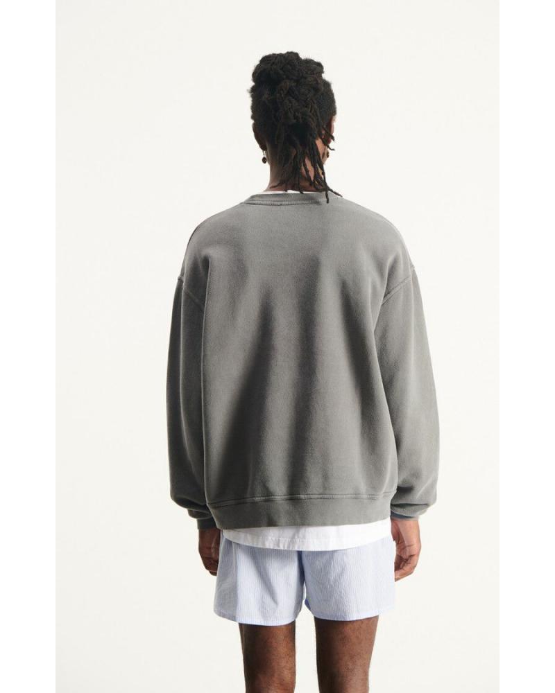 Sweat homme Plizzy Cendré Vintage Gris