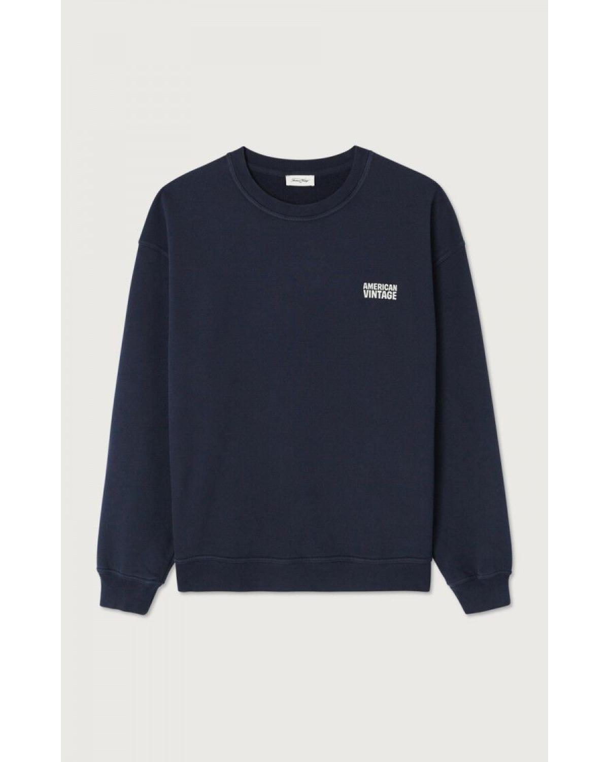 Sweat homme Plizzy Navy Vintage Marine