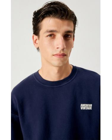 Sweat homme Plizzy Navy Vintage Marine