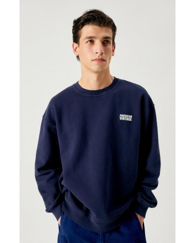 Sweat homme Plizzy Navy Vintage Marine