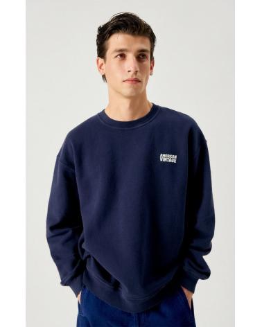 Sweat homme Plizzy Navy Vintage Marine