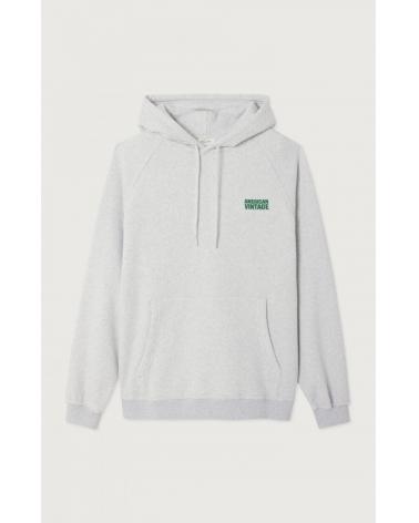 Sweat à capuche homme Baptown Gris Chiné